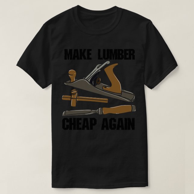 Penter-Holzbearbeitungsgeschenk T-Shirt (Design vorne)