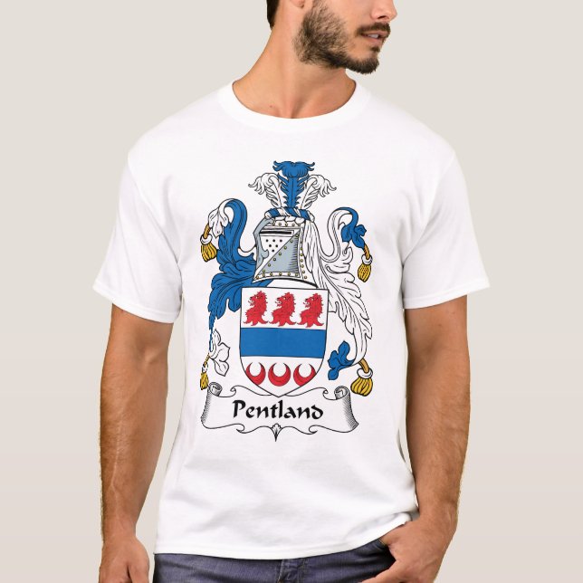 Pentland Familienwappen T-Shirt (Vorderseite)