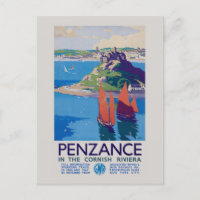 Penzance im Cornwall Vintage Poster 193