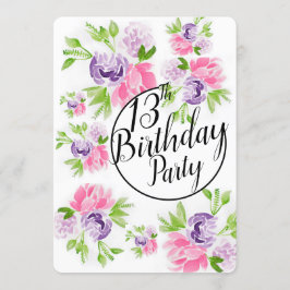 Peoney Cluster - Einladung zum 13. Geburtstag