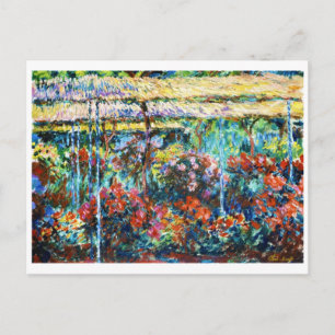 Peonies, 1887 Claude Monet cool, alt, Meister Postkarte