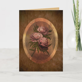 Peonies 5 x 7 karte