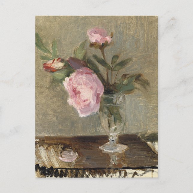Peonies | Berthe Morisot Postkarte (Vorderseite)