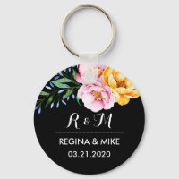 Peonies Blume Spring Wedding Monogram