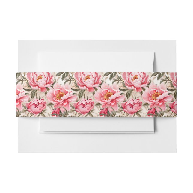Peonies Bly Band (Vorderseite Beispiel)