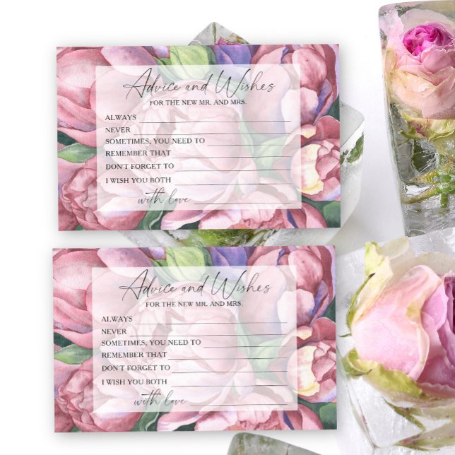 Peonies - Brautparty-Beratung und Wünsche Briefpapier (Von Creator hochgeladen)