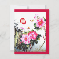 Peonies & Butterflies/Hochzeit des doppelten Glück