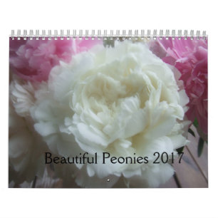 Peonies Calendar 2017 Kalender