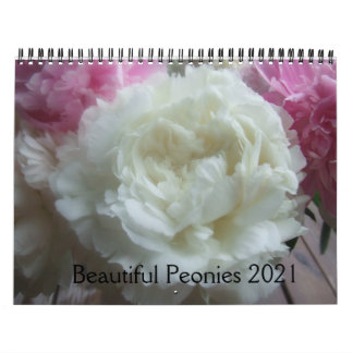Peonies Calendar 2022 Kalender