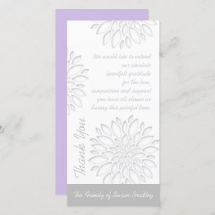 Peonies Digital Paper Cut-Out 3 Beileid Vielen Dan Dankeskarte