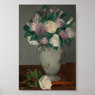 Peonies, Édouard Manet Poster