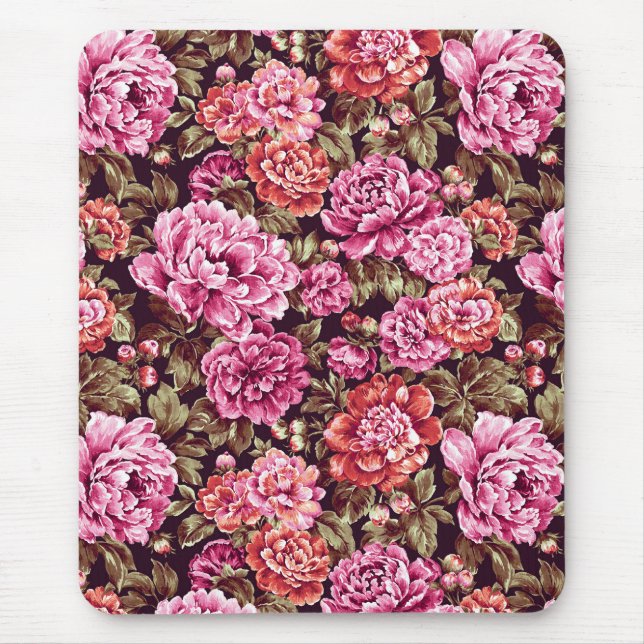Peonies in Bloom Mousepad (Vorne)