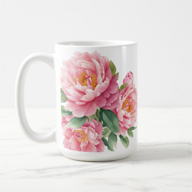 Peonies Kaffeetasse (Links)