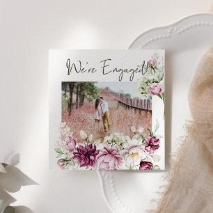 Peonies Pink Burgundy Blütenblume Verlobung hinzuf