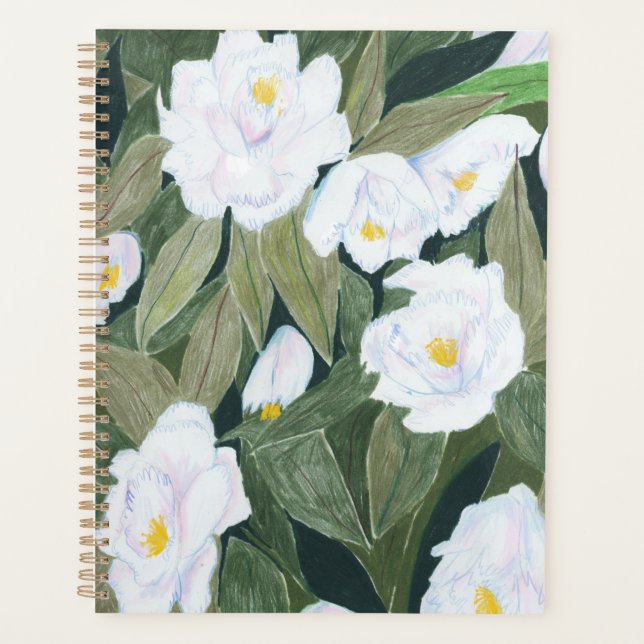 Peonies Planner Planer (Vorderseite)