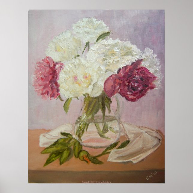 Peonies - Poster (Vorne)