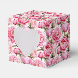 Peonies Print Party Leckerei Box Geschenkschachtel