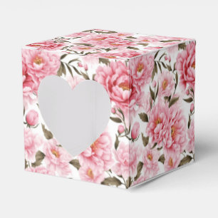 Peonies Print Party Leckerei Box Geschenkschachtel
