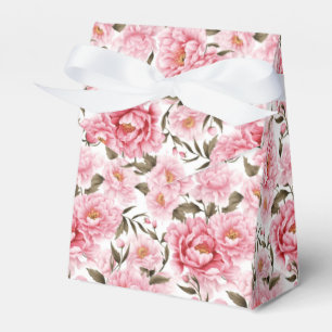 Peonies Print Party Leckerei Box Geschenkschachtel