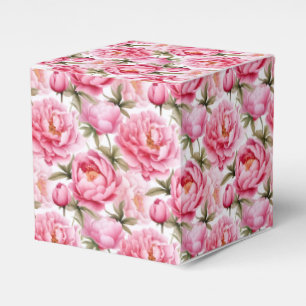 Peonies Print Party Leckerei Box Geschenkschachtel
