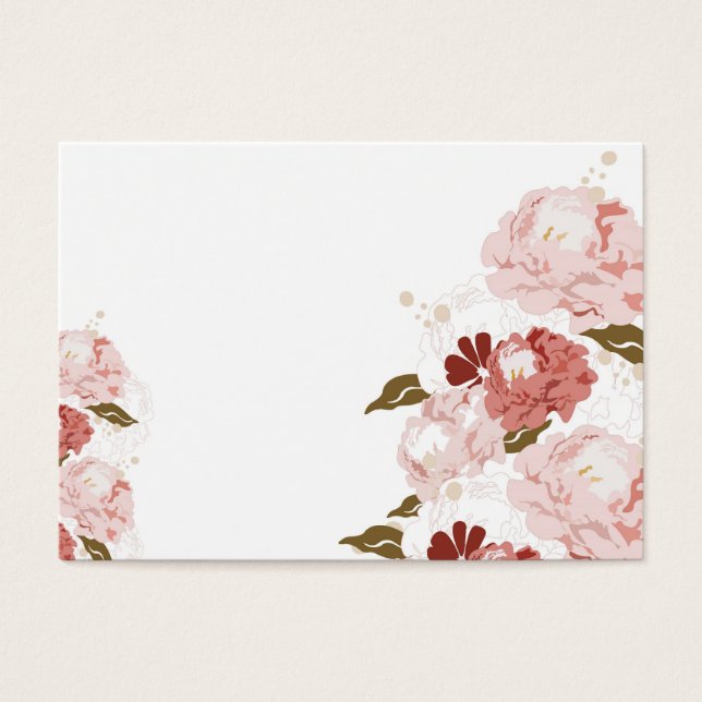 Peonies Profile Card (Vorderseite)