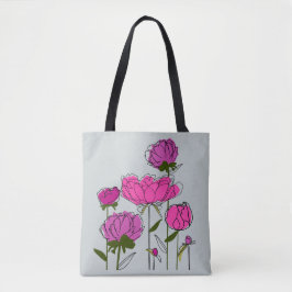Peonies Tote Bag