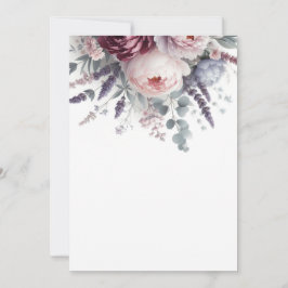 Peonies und Lavendel Einladung