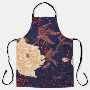 Peonies und Rose. Vintages, nahtloses Muster Schürze