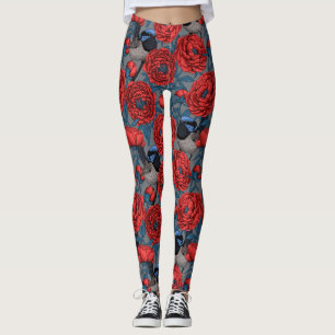 Peonies und Warnen Leggings