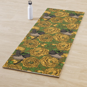 Peonies und Warnen Yogamatte