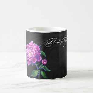 Peonies Vielen Dank Tasse