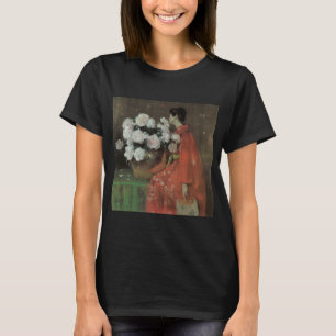 Peonies von William Merritt Chase, Vintage Kunst T-Shirt