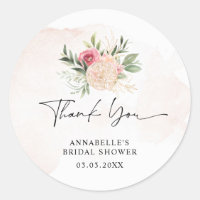Peony and Gold Bloom Bridal Baby Shocker