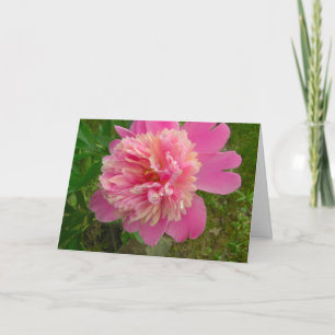 Peony Birthday Card Karte