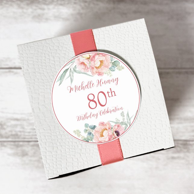 Peony Birthday Sticker (Von Creator hochgeladen)