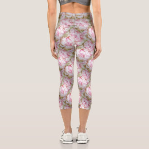 Peony Bliss Capri Leggings