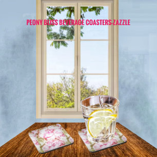 Peony Bliss   Getränkeuntersetzer