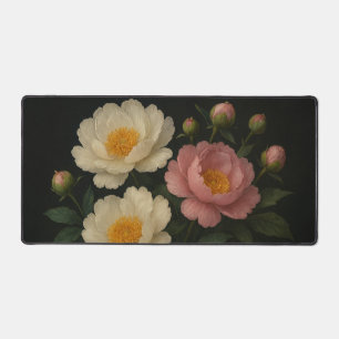 Peony Bloom Desk Mat Schreibtischunterlage