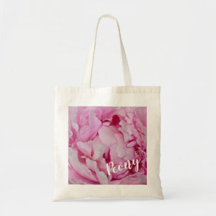 Peony Blossom Rose for flower and garden lovers Tragetasche