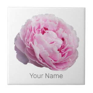 Peony Blossom Rose für Blume und Garten Lover Fliese