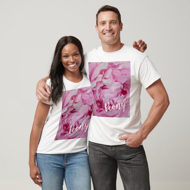 Peony Blossom Rose für Blume- und Gartenliebhaber T-Shirt (Unisex)