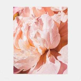 Peony Blume als luxuriöser floraler Hintergrund, H Fleecedecke