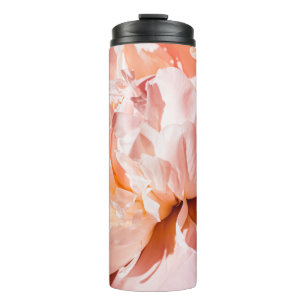 Peony Blume als luxuriöser floraler Hintergrund, H Thermosbecher