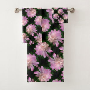 Peony Blume in Bloom Nattern Muster Badhandtuch Set