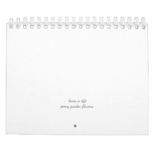 Peony Blume Kalender
