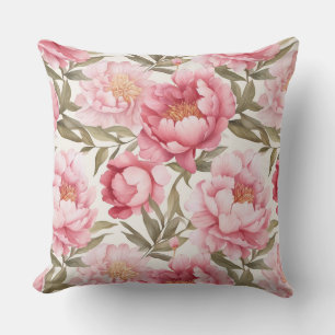 Peony Blume Outdoor Pillow Kissen