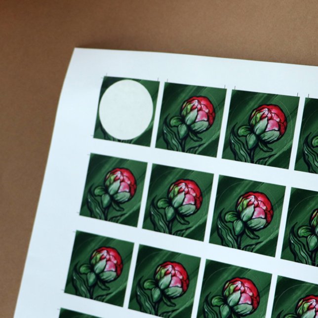 Peony Blume Peonies Gardener Art Pink Runder Aufkleber (Von Creator hochgeladen)