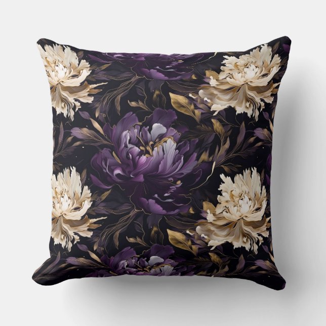 Peony Blume Pillow Kissen (Vorderseite)