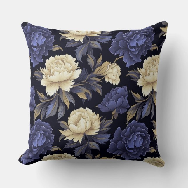 Peony Blume Pillow Kissen (Vorderseite)