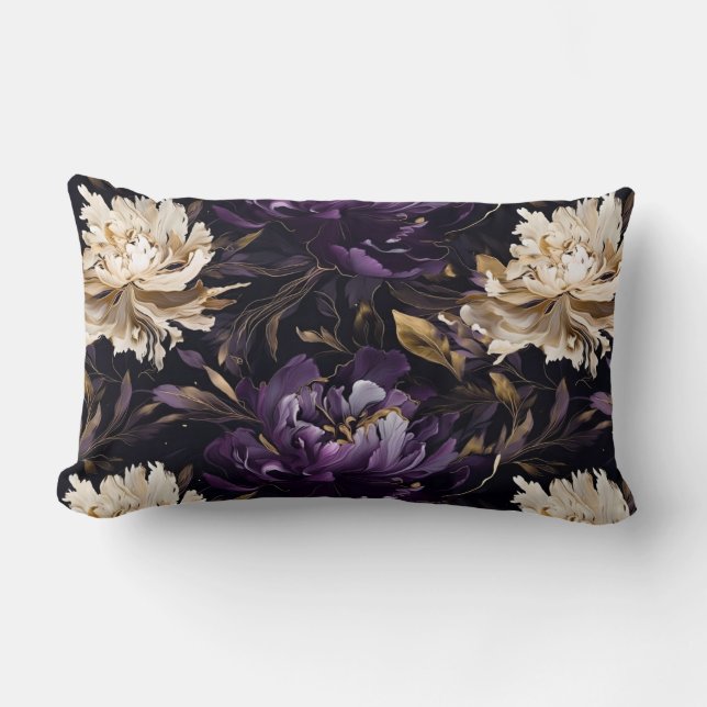 Peony Blume Pillow Lendenkissen (Vorderseite)